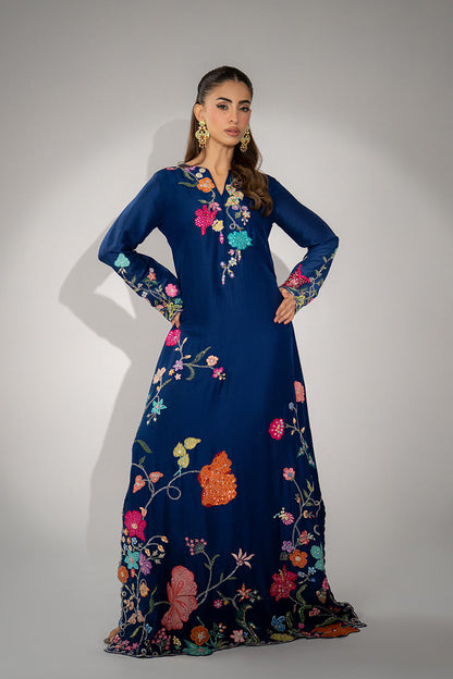 Mina Hassan | Winter 25 | Adina - Casual Dress - available at Maria Faisal in UK and USA.