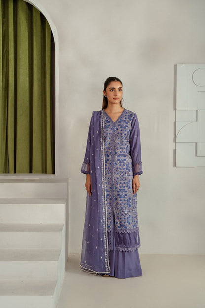 Taana Baana | Manzil Winter |  B3400A - Ladies Clothes - Maria Faisal