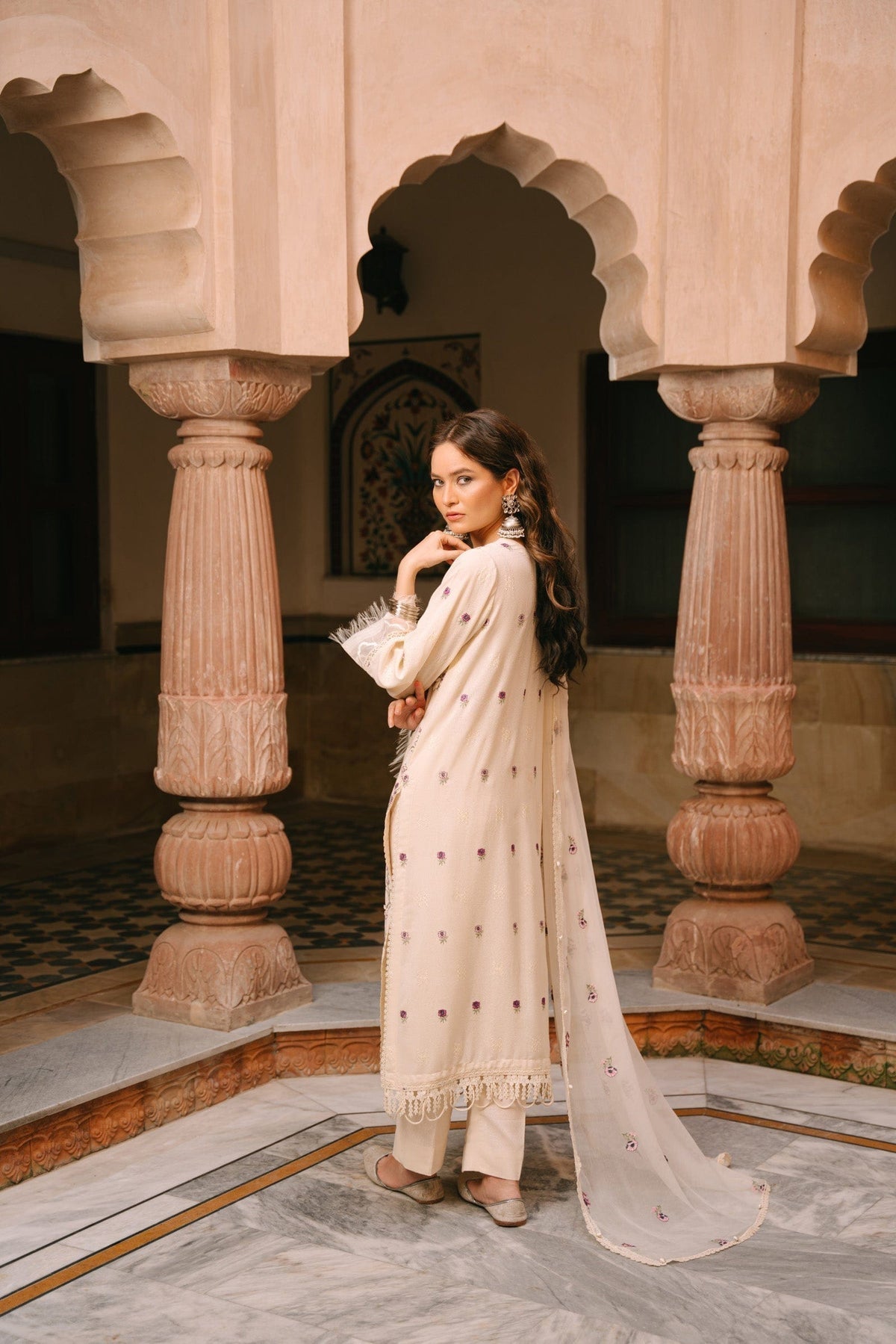 Taana Baana | Manzil Winter |  M3404A - Ladies Clothes - Maria Faisal