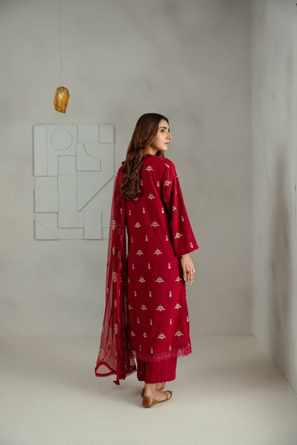 Taana Baana | Manzil Winter |  M3406A - Ladies Clothes - Maria Faisal