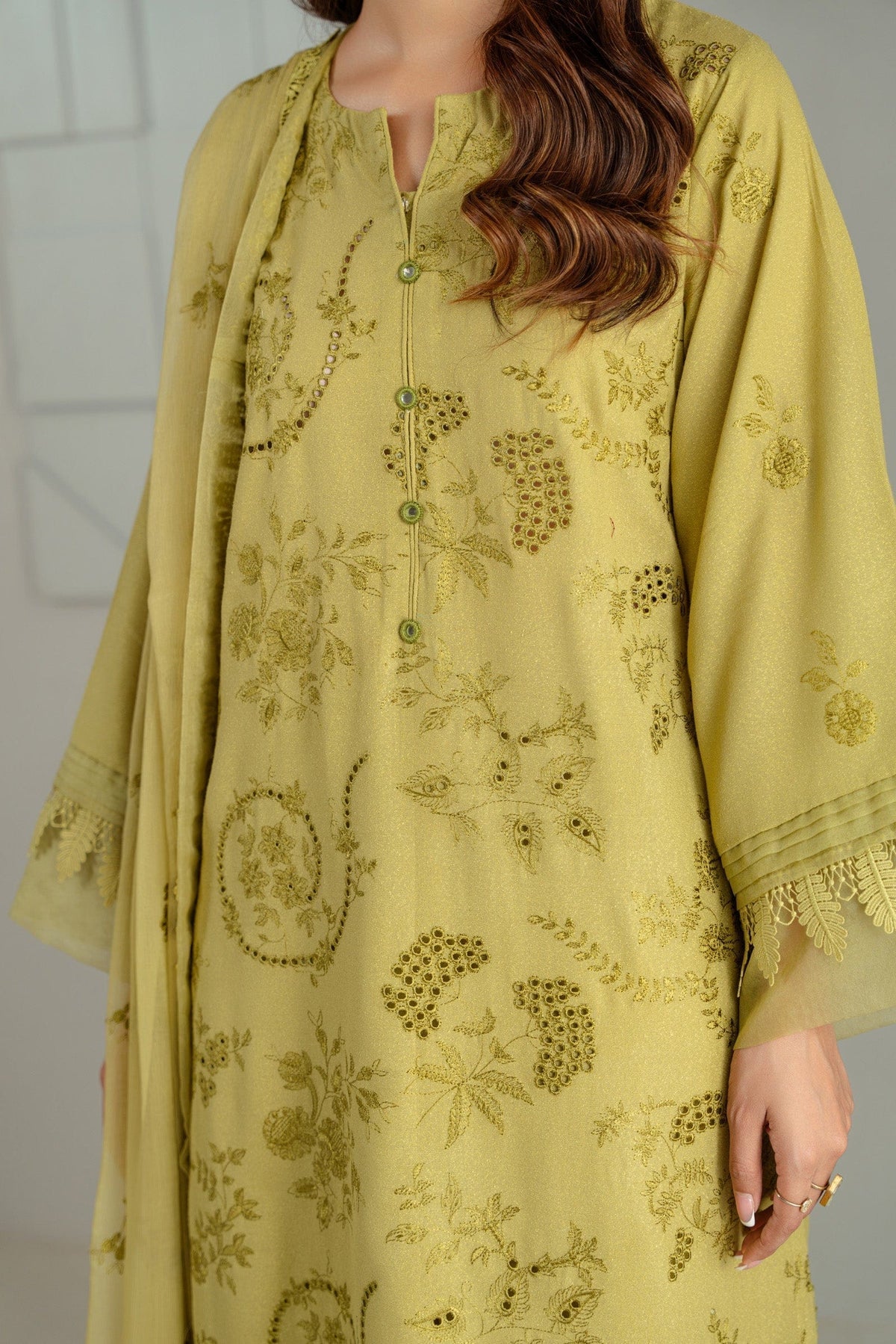 Taana Baana | Manzil Winter |  C3416A - Designer Dress with Intricate embroidery and embellishments. Shop elegent wedding dress at Maria Faisal.