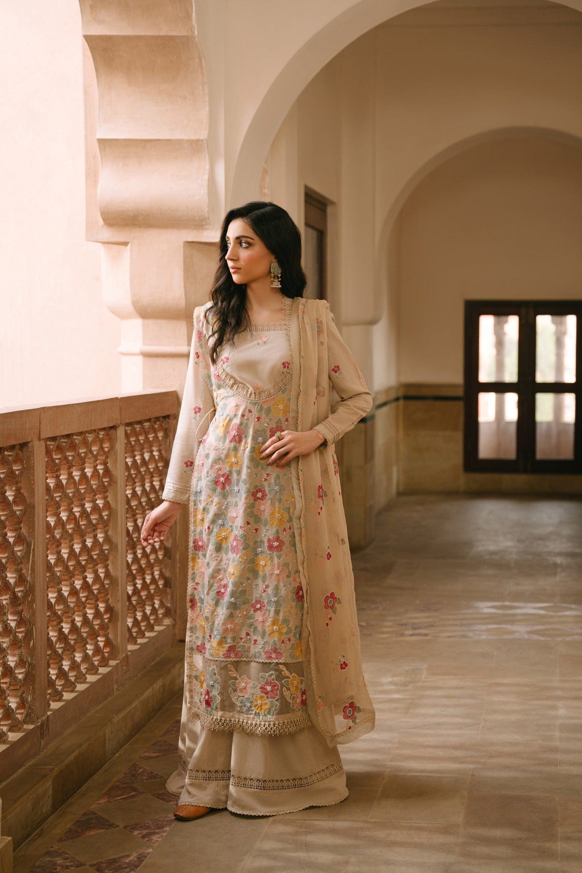 Taana Baana | Manzil Winter |  M3407A - Ladies Clothes - Maria Faisal