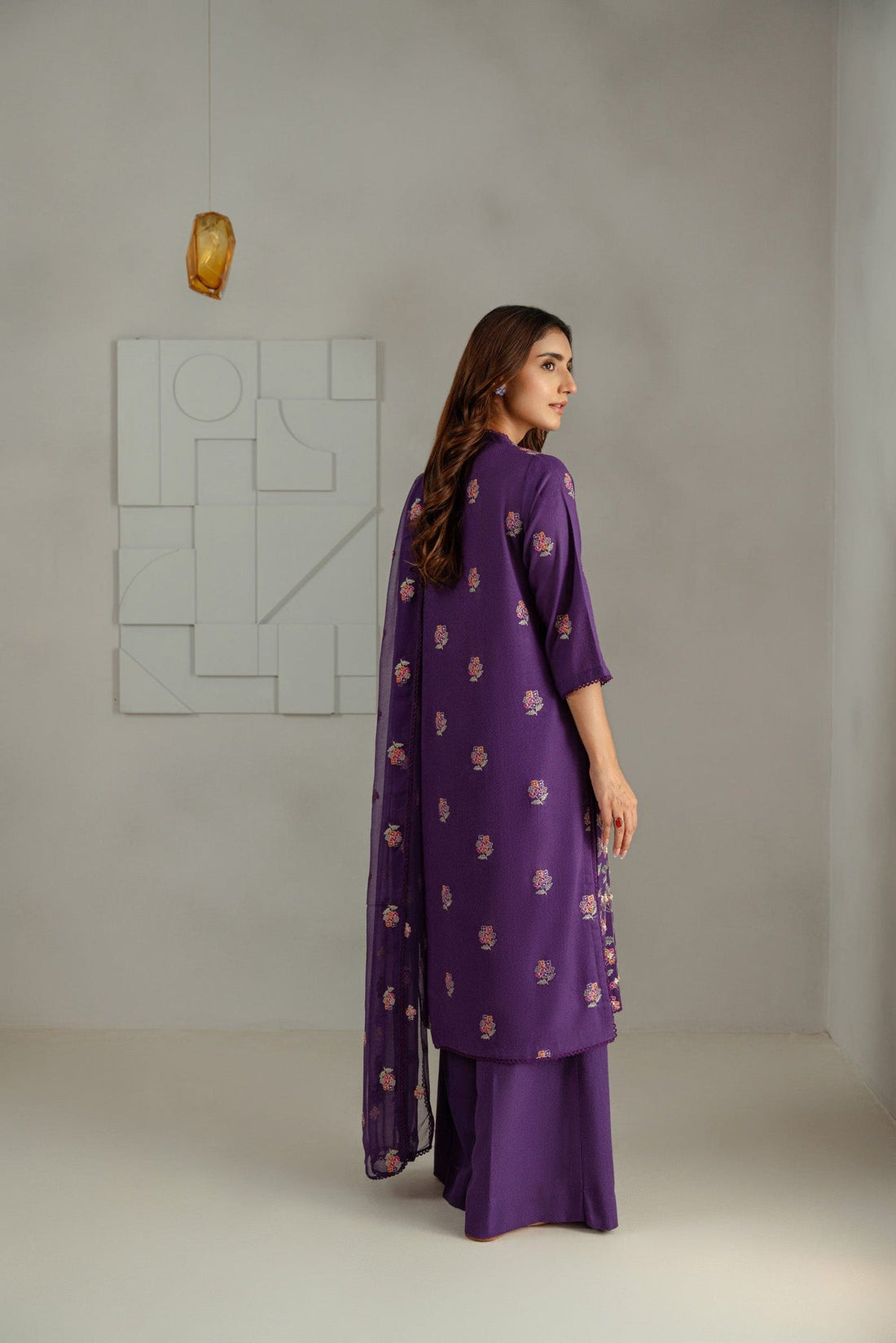 Taana Baana | Manzil Winter |  M3405B - Designer Dress with Intricate embroidery and embellishments. Shop elegent wedding dress at Maria Faisal.