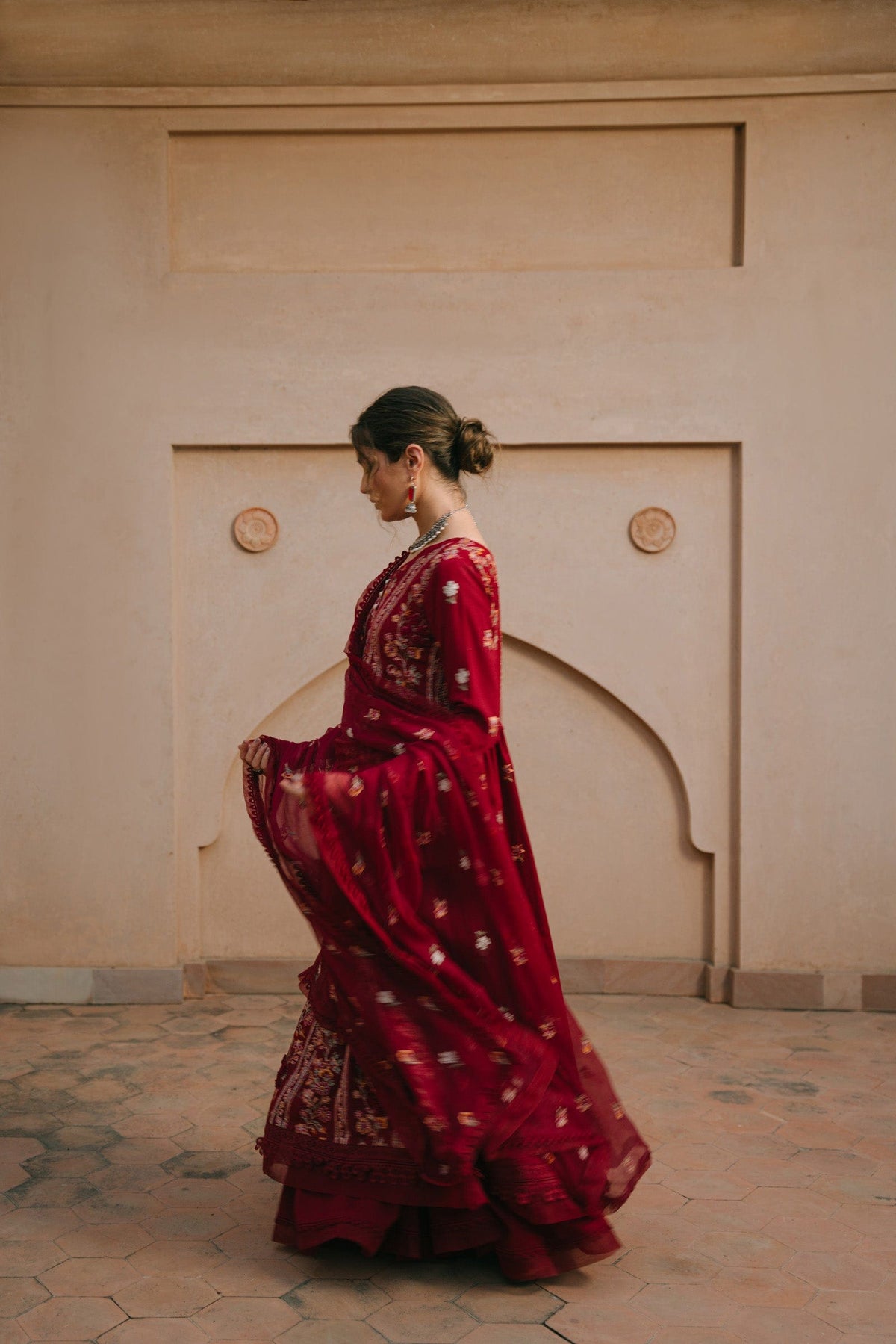 Taana Baana | Manzil Winter |  M3402B - Ladies Clothes - Maria Faisal