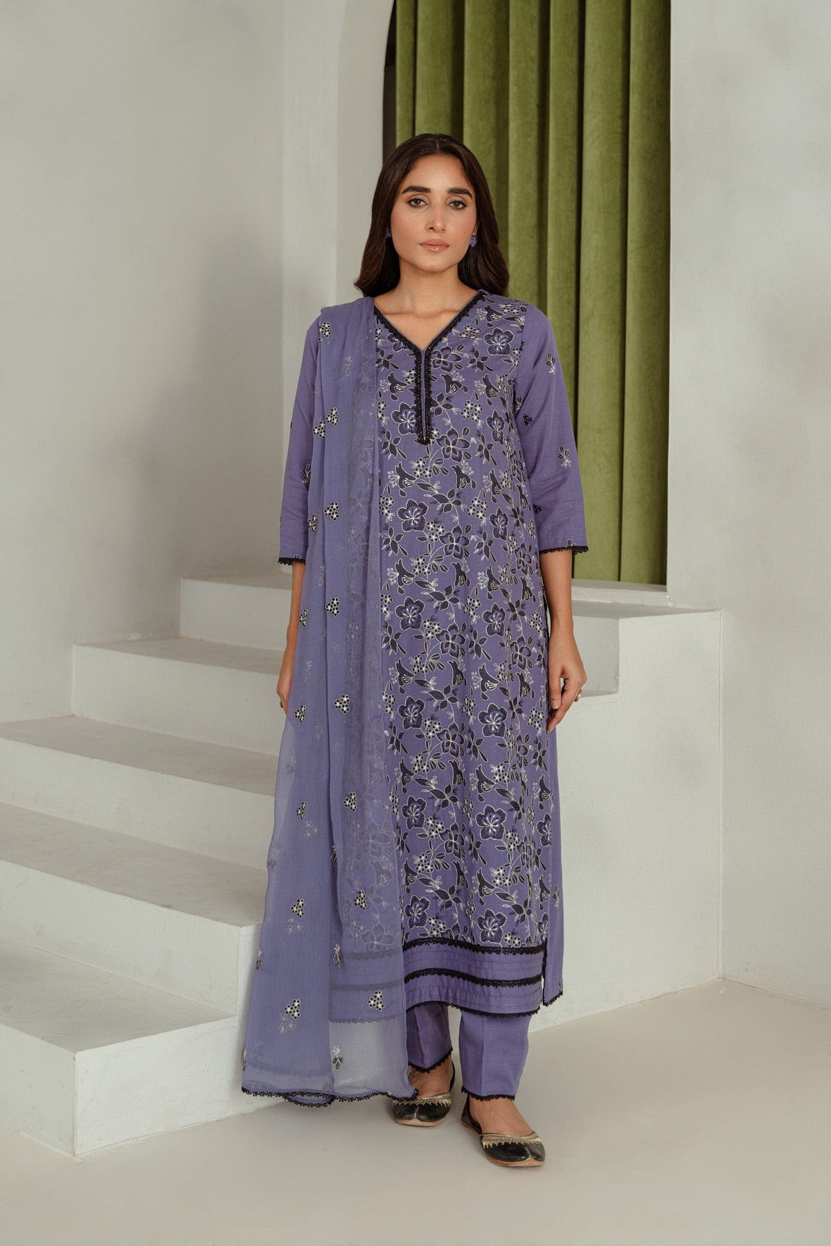 Taana Baana | Manzil Winter | C3411B - Ladies Clothes - Maria Faisal