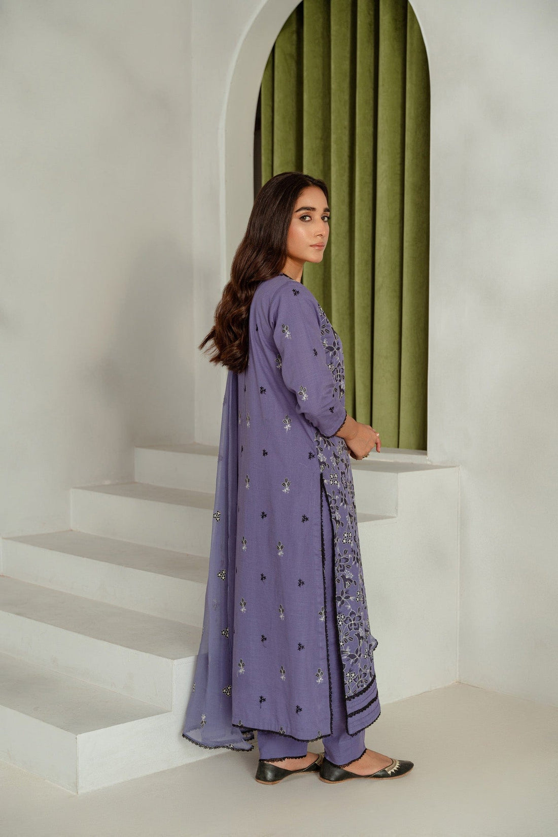 Taana Baana | Manzil Winter | C3411B - Designer Dress with Intricate embroidery and embellishments. Shop elegent wedding dress at Maria Faisal.