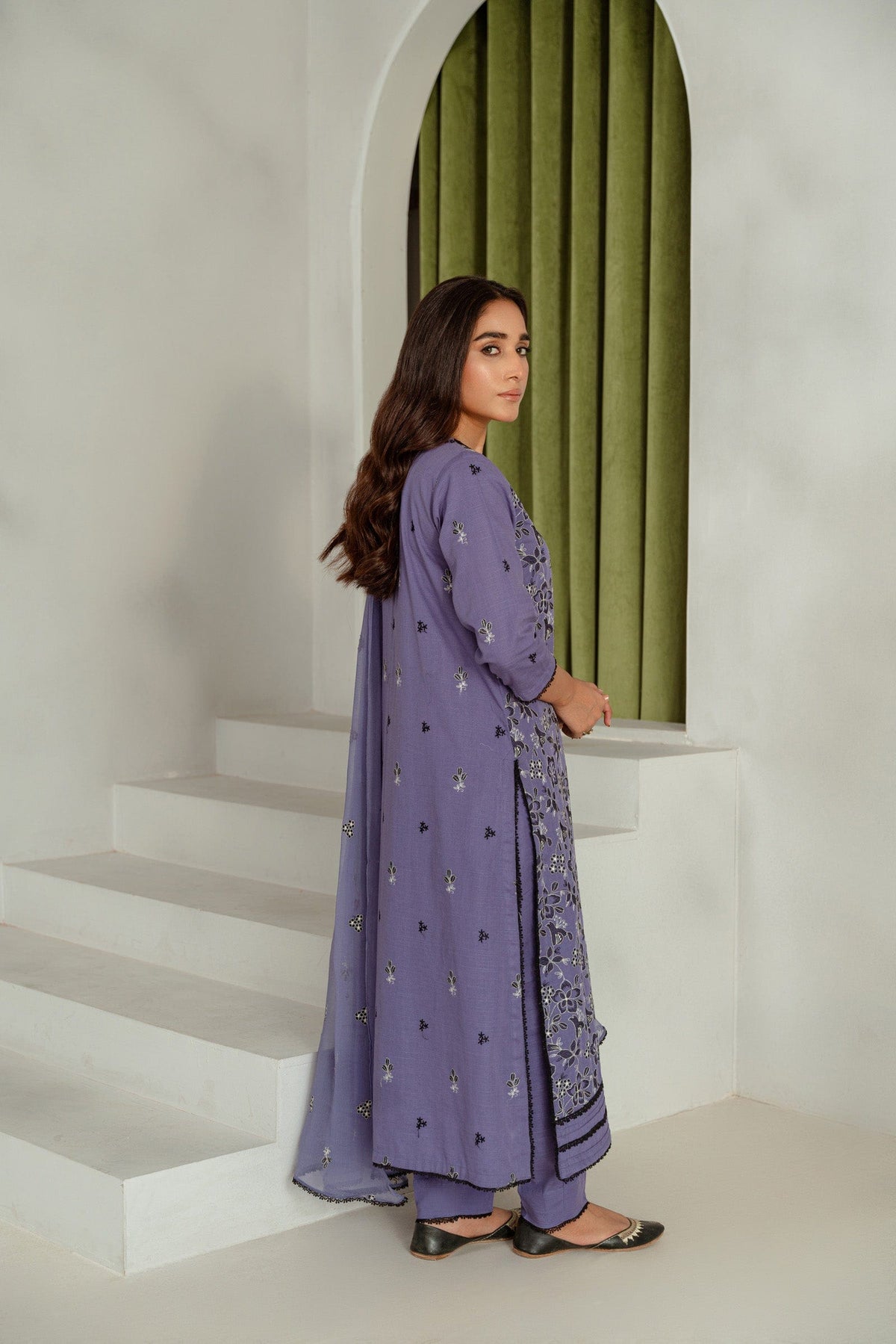 Taana Baana | Manzil Winter | C3411B - Designer Dress with Intricate embroidery and embellishments. Shop elegent wedding dress at Maria Faisal.