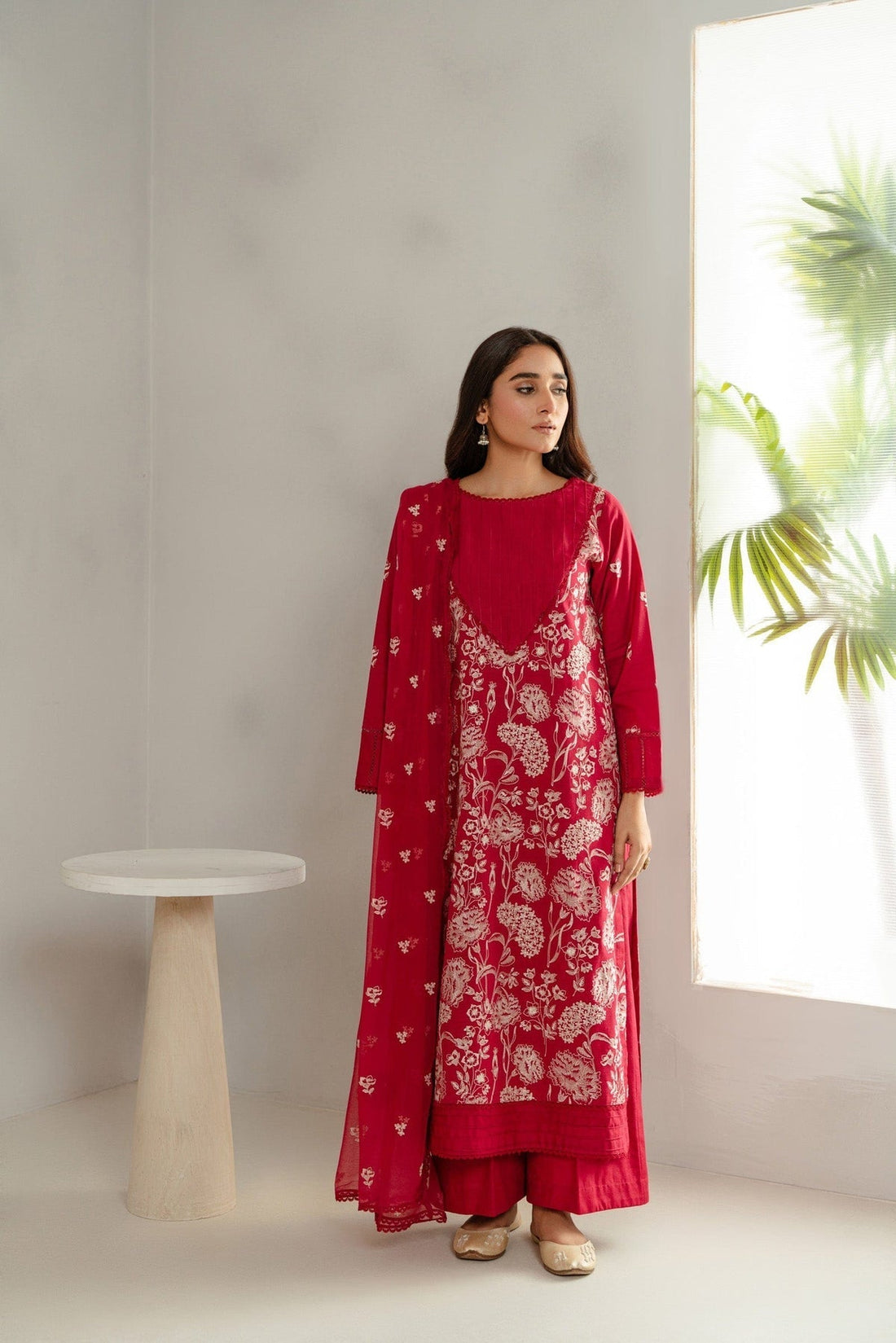 Taana Baana | Manzil Winter |  C3412A - Designer Dress with Intricate embroidery and embellishments. Shop elegent wedding dress at Maria Faisal.