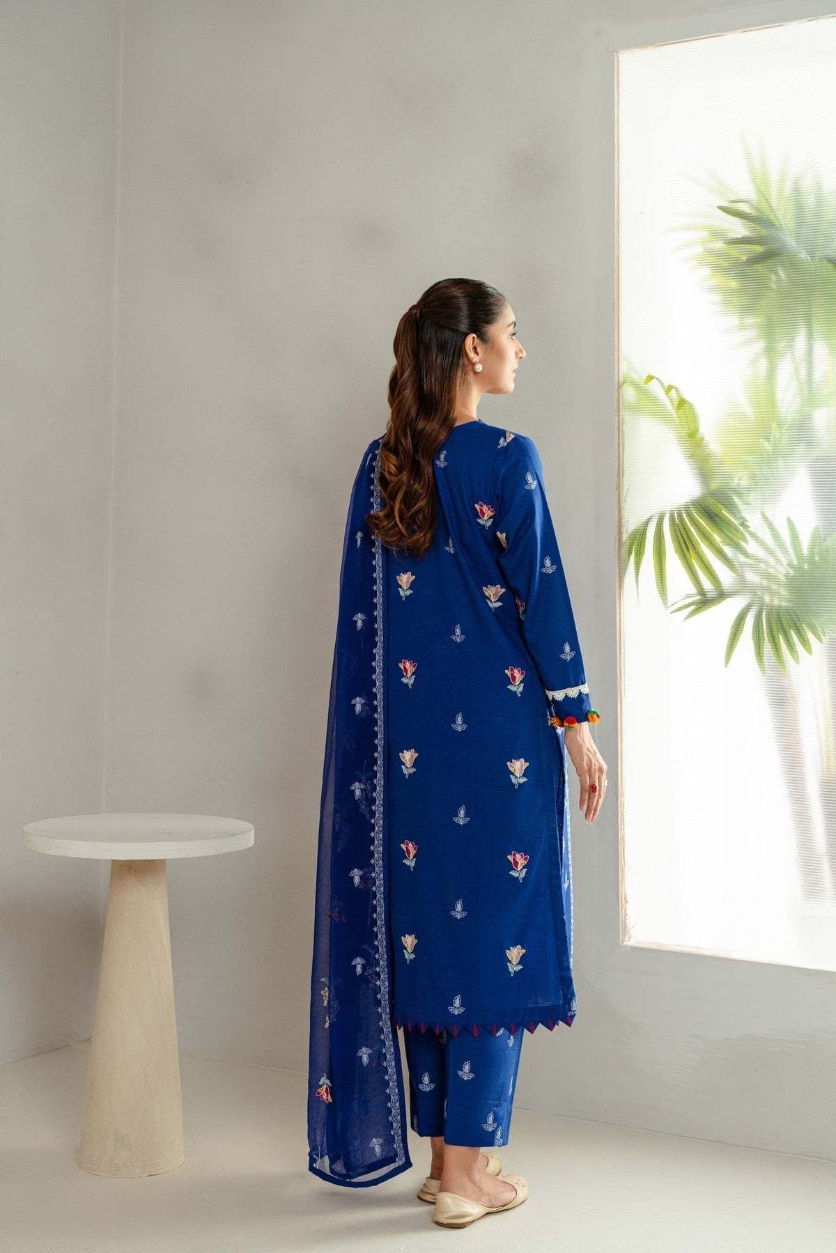 Taana Baana | Manzil Winter |   S3394A - Designer Dress with Intricate embroidery and embellishments. Shop elegent wedding dress at Maria Faisal.