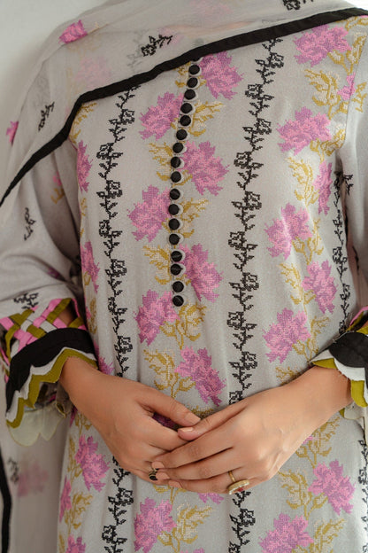 Taana Baana | Manzil Winter |  C3409B - Ladies Clothes - Maria Faisal