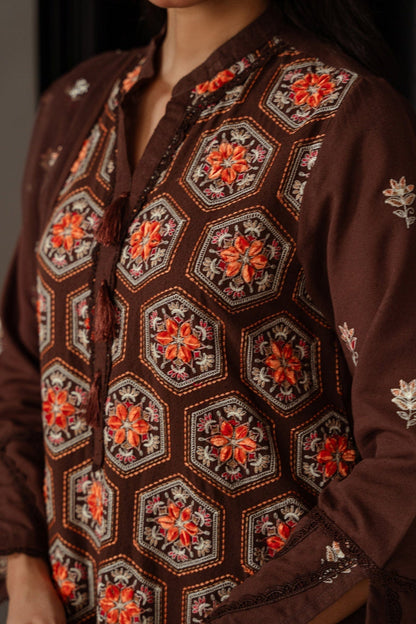 Taana Baana | Manzil Winter |  M3403B - Ladies Clothes - Maria Faisal