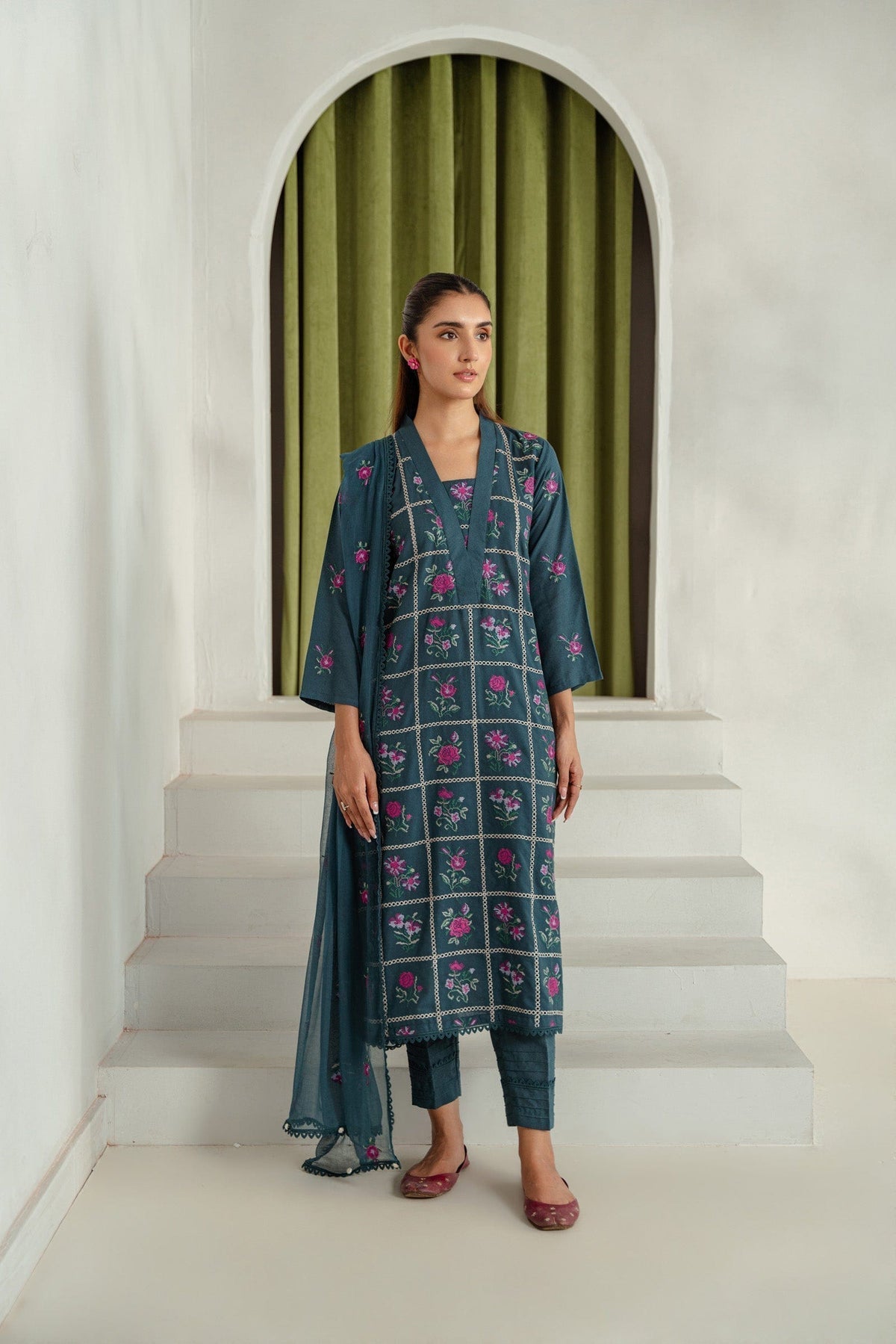 Taana Baana | Manzil Winter |  B3396 - Ladies Clothes - Maria Faisal