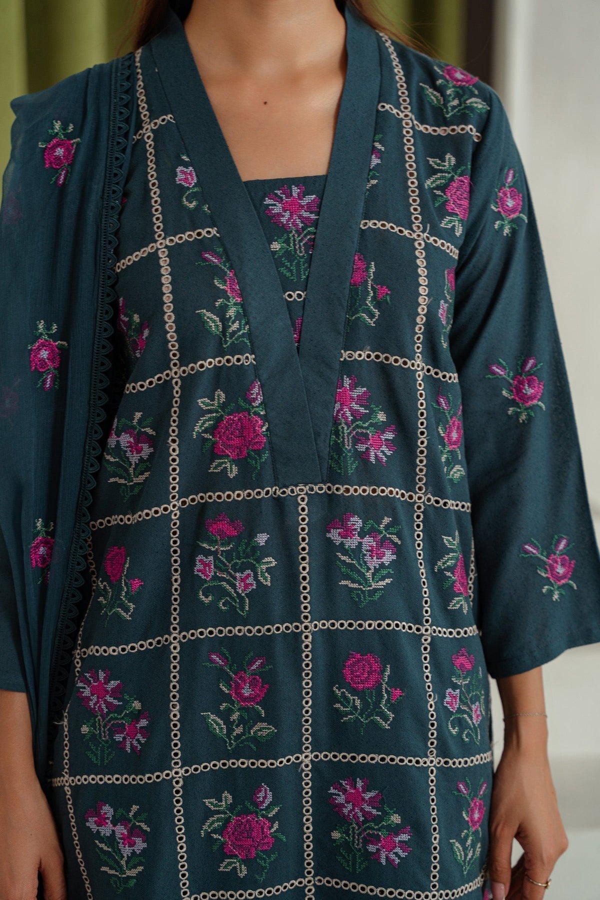 Taana Baana | Manzil Winter |  B3396 - Ladies Clothes - Maria Faisal