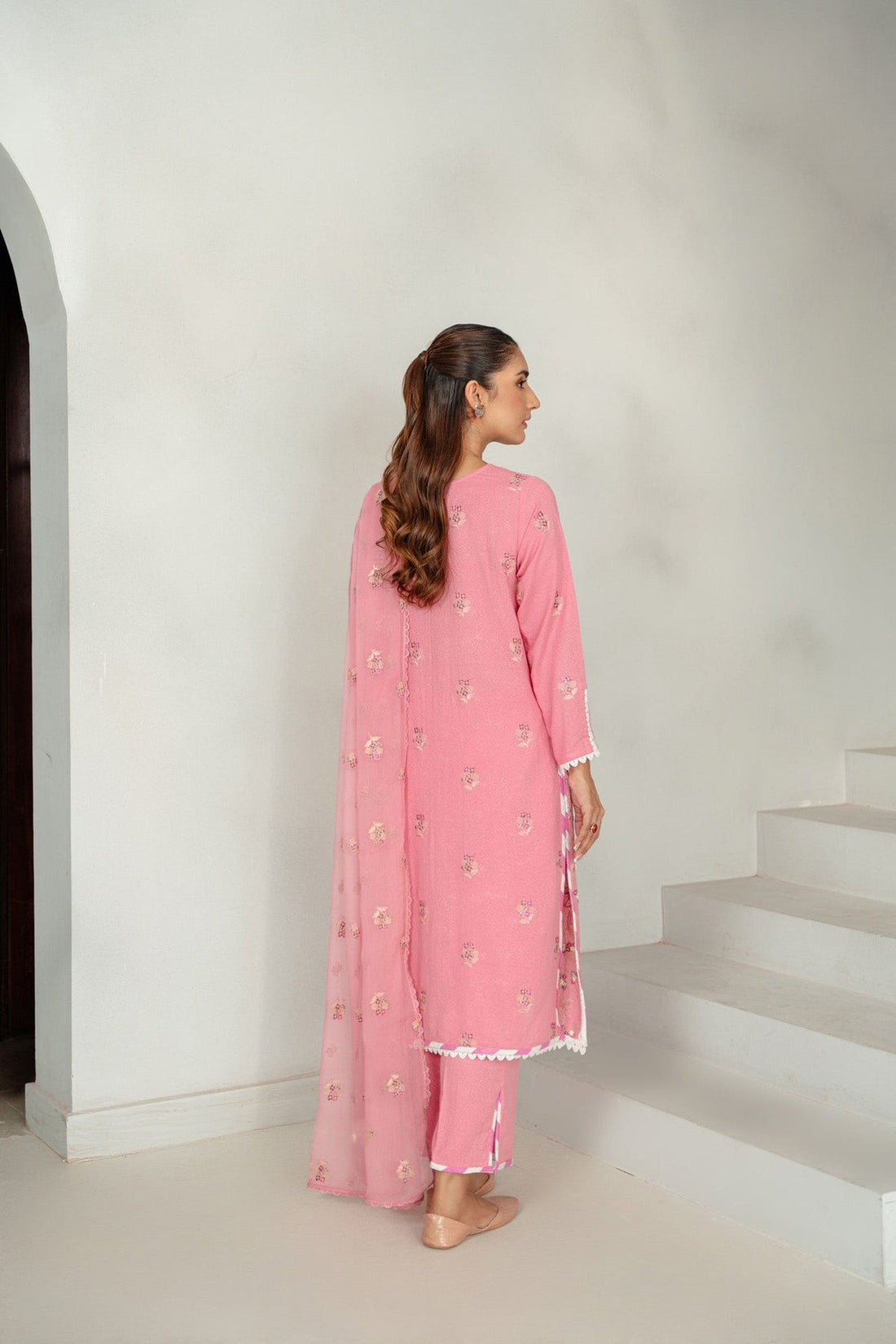 Taana Baana | Manzil Winter | M3405A - Designer Dress with Intricate embroidery and embellishments. Shop elegent wedding dress at Maria Faisal.