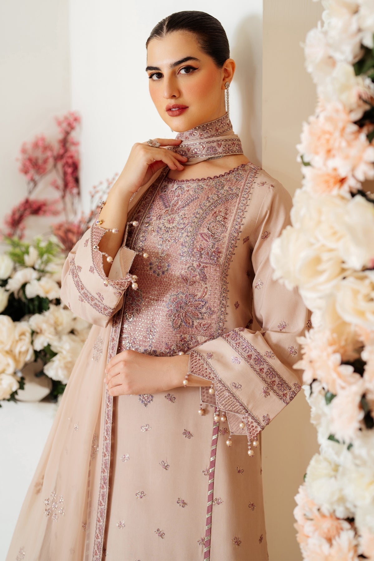 Alizeh | Luxury Raw Silk | AF-RS-08-TAFFY - Ladies Clothes - Maria Faisal