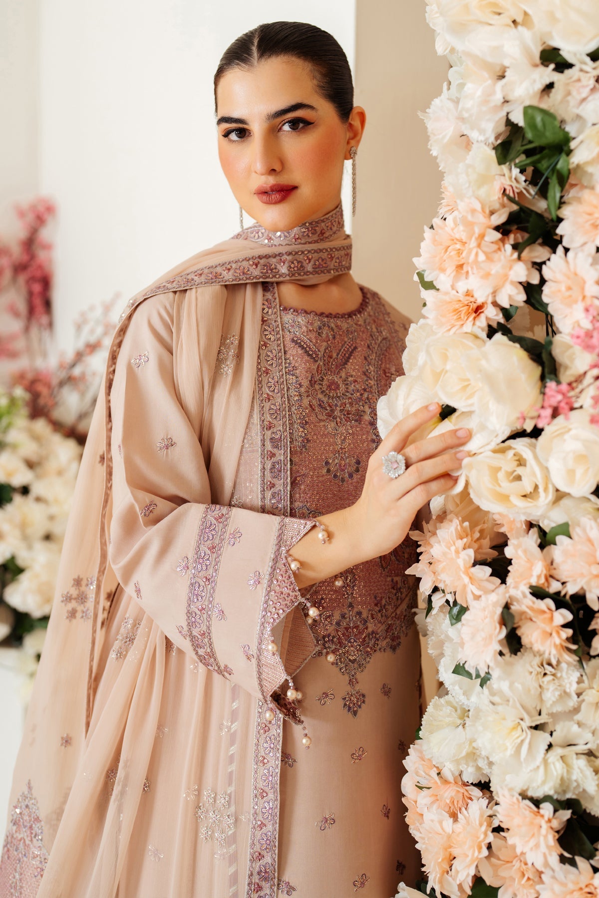 Alizeh | Luxury Raw Silk | AF-RS-08-TAFFY - Ladies Clothes - Maria Faisal