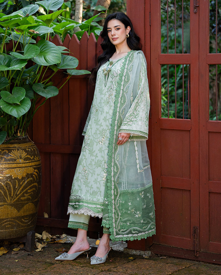 Mushq | La Toscana Casual Pret | Terra Belle - Luxury Dress - available at Maria Faisal in UK and USA.