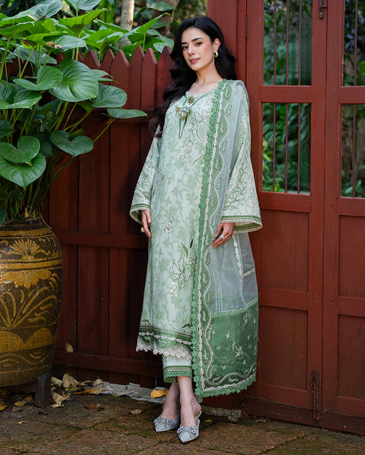 Mushq | La Toscana Casual Pret | Terra Belle - Luxury Dress - available at Maria Faisal in UK and USA.