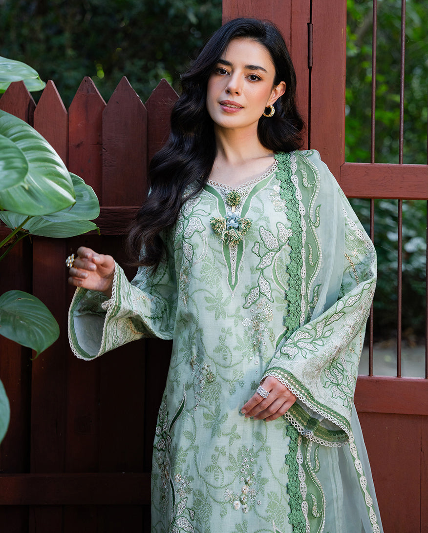 Mushq | La Toscana Casual Pret | Terra Belle - Luxury Dress - available at Maria Faisal in UK and USA.