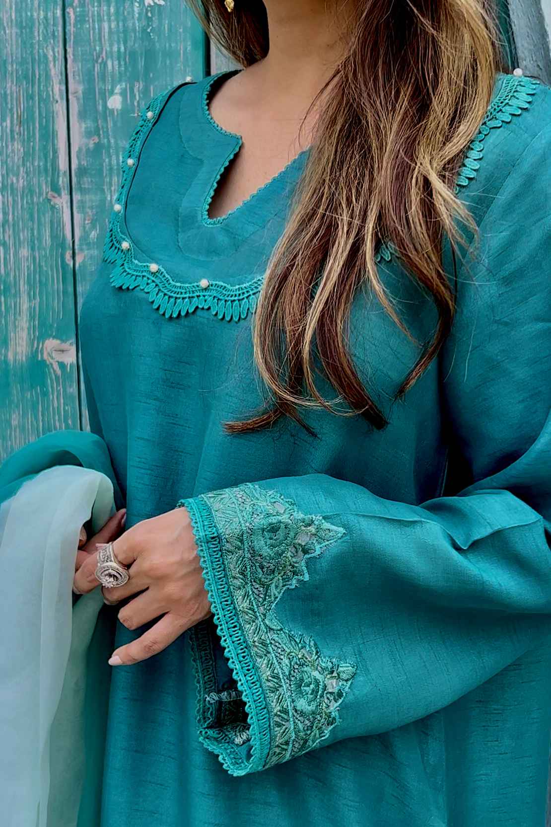Leon | Leon Luxe Collection | TEAL BLUE - Maria Faisal