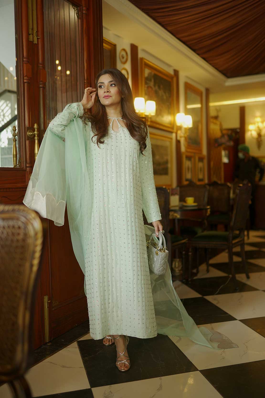 Leon | Leon Luxe Collection | SWAN DRESS - Maria Faisal