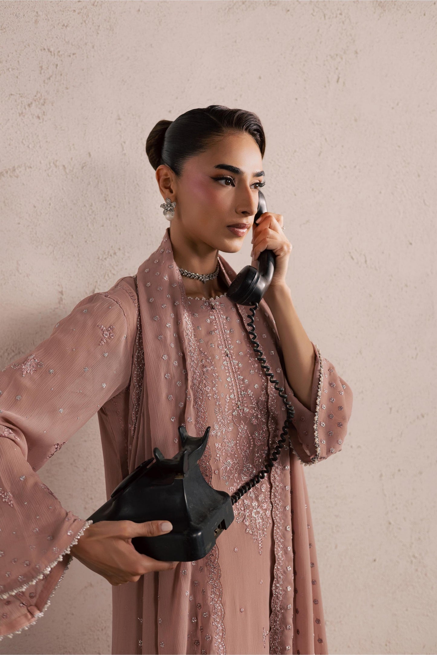 Batik | Festive Eid 26 | Tirna - Luxury Dress - available at Maria Faisal in UK and USA.