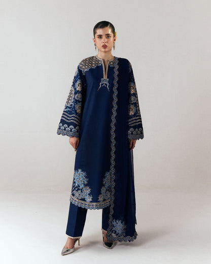 Jugnu | SS 26 Lawn | Tiva - Luxury Dress - available at Maria Faisal in UK and USA.