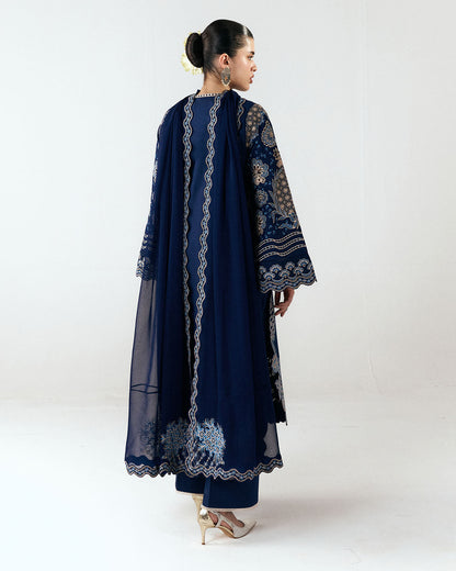 Jugnu | SS 26 Lawn | Tiva - Luxury Dress - available at Maria Faisal in UK and USA.