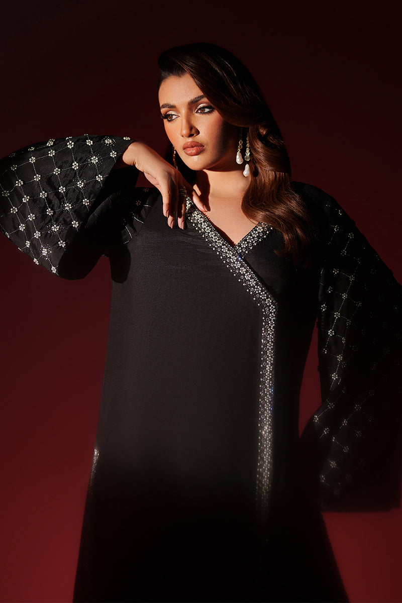 Fozia Khalid | Ombre Luxe | Twilight - Luxury Dress - available at Maria Faisal in UK and USA.