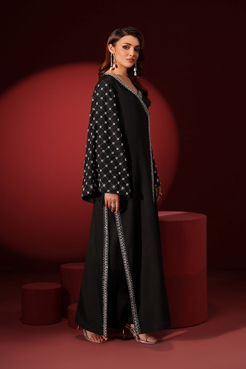 Fozia Khalid | Ombre Luxe | Twilight - Luxury Dress - available at Maria Faisal in UK and USA.