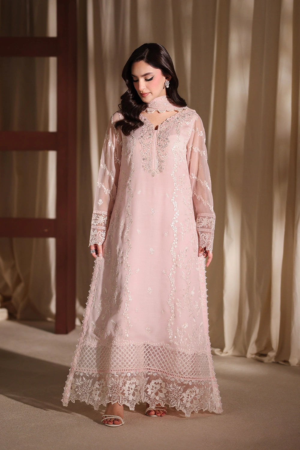 Azure | Azure Luxe | Twirling Tulip - Luxury Dress - available at Maria Faisal in UK and USA.