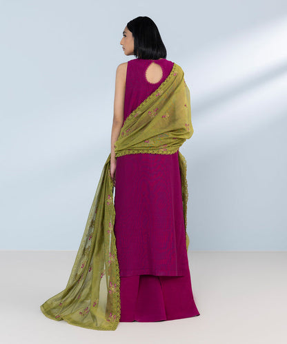 Sapphire | Eid Collection | S63 - Designer Dress with Intricate embroidery and embellishments. Shop elegent wedding dress at Maria Faisal.