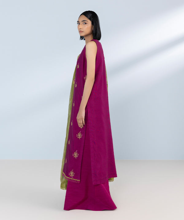 Sapphire | Eid Collection | S63 - Designer Dress with Intricate embroidery and embellishments. Shop elegent wedding dress at Maria Faisal.