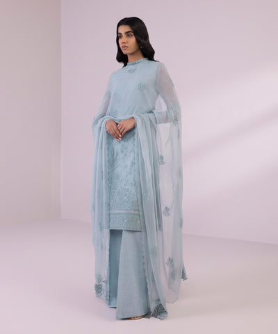 Sapphire | Eid Collection | S26 - Designer Dress with Intricate embroidery and embellishments. Shop elegent wedding dress at Maria Faisal.