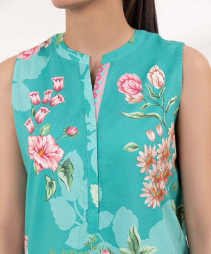 Sapphire | Intermix 2024 | Cambric Suit S-21 - Designer Dress with Intricate embroidery and embellishments. Shop elegent wedding dress at Maria Faisal.