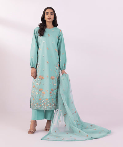 Sapphire | Eid Collection | S50 - Designer Dress with Intricate embroidery and embellishments. Shop elegent wedding dress at Maria Faisal.