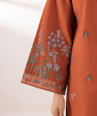 Sapphire | Intermix 2024 | Cambric Suit S-01 - Designer Dress with Intricate embroidery and embellishments. Shop elegent wedding dress at Maria Faisal.