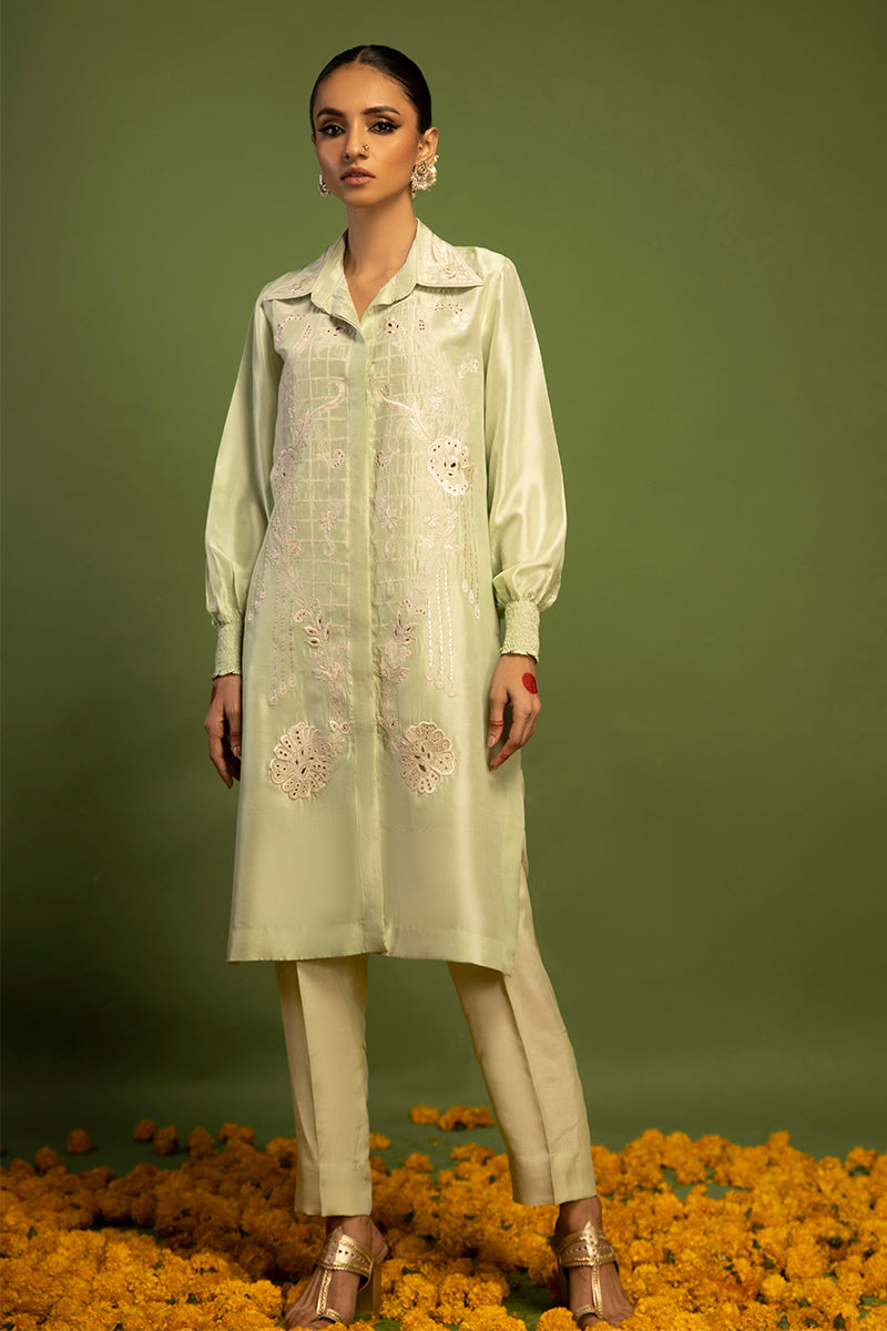 Wardha Saleem | Luxury Pret Traditional Wear | QALB - PURE SILK (2 PC) - Ladies Clothes 
