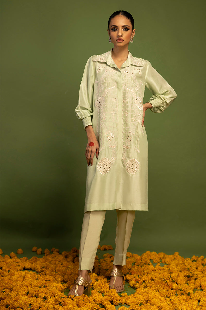 Wardha Saleem | Luxury Pret Traditional Wear | QALB - PURE SILK (2 PC) - Ladies Clothes 