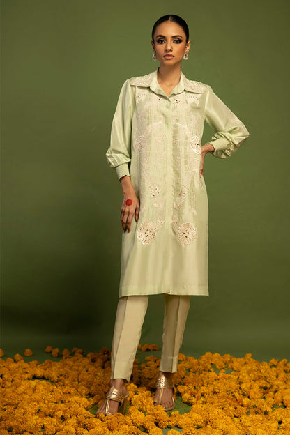 Wardha Saleem | Luxury Pret Traditional Wear | QALB - PURE SILK (2 PC) - Ladies Clothes 