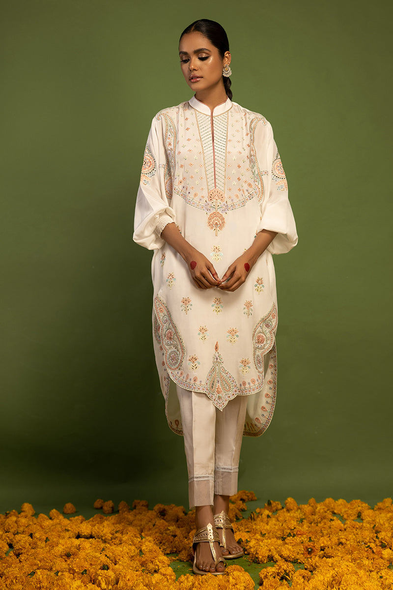 Wardha Saleem | Luxury Pret Traditional Wear | AKS-PURE SILK (2 PC) - Ladies Clothes 