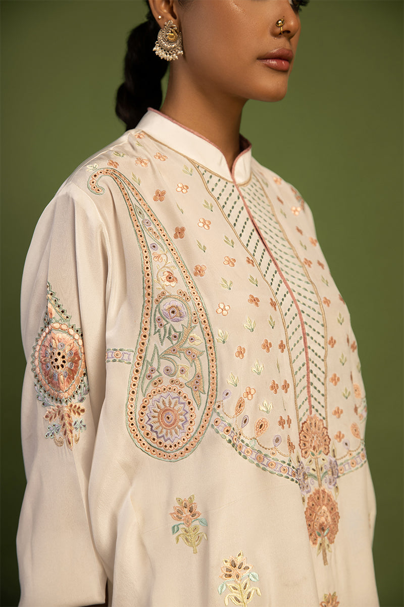 Wardha Saleem | Luxury Pret Traditional Wear | AKS-PURE SILK (2 PC) - Ladies Clothes 