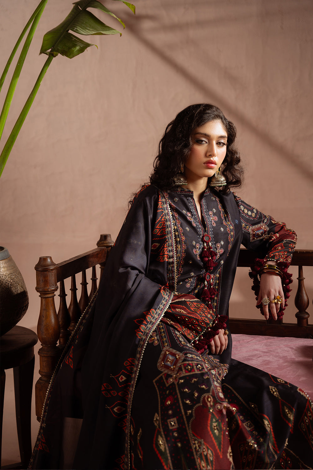 Saira Rizwan | Ramadan Edit 26 | TARA- SRRSP-26-07 - Dress - available at Maria Faisal in UK and USA.