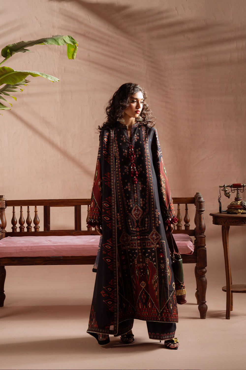 Saira Rizwan | Ramadan Edit 26 | TARA- SRRSP-26-07 - Dress - available at Maria Faisal in UK and USA.