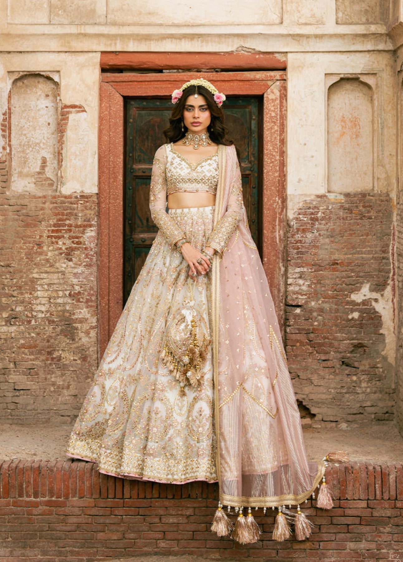 MNR | Zarlish Festive 25 | Wajeha in Kohinoor - Formal Dress - available at Maria Faisal in UK and USA.
