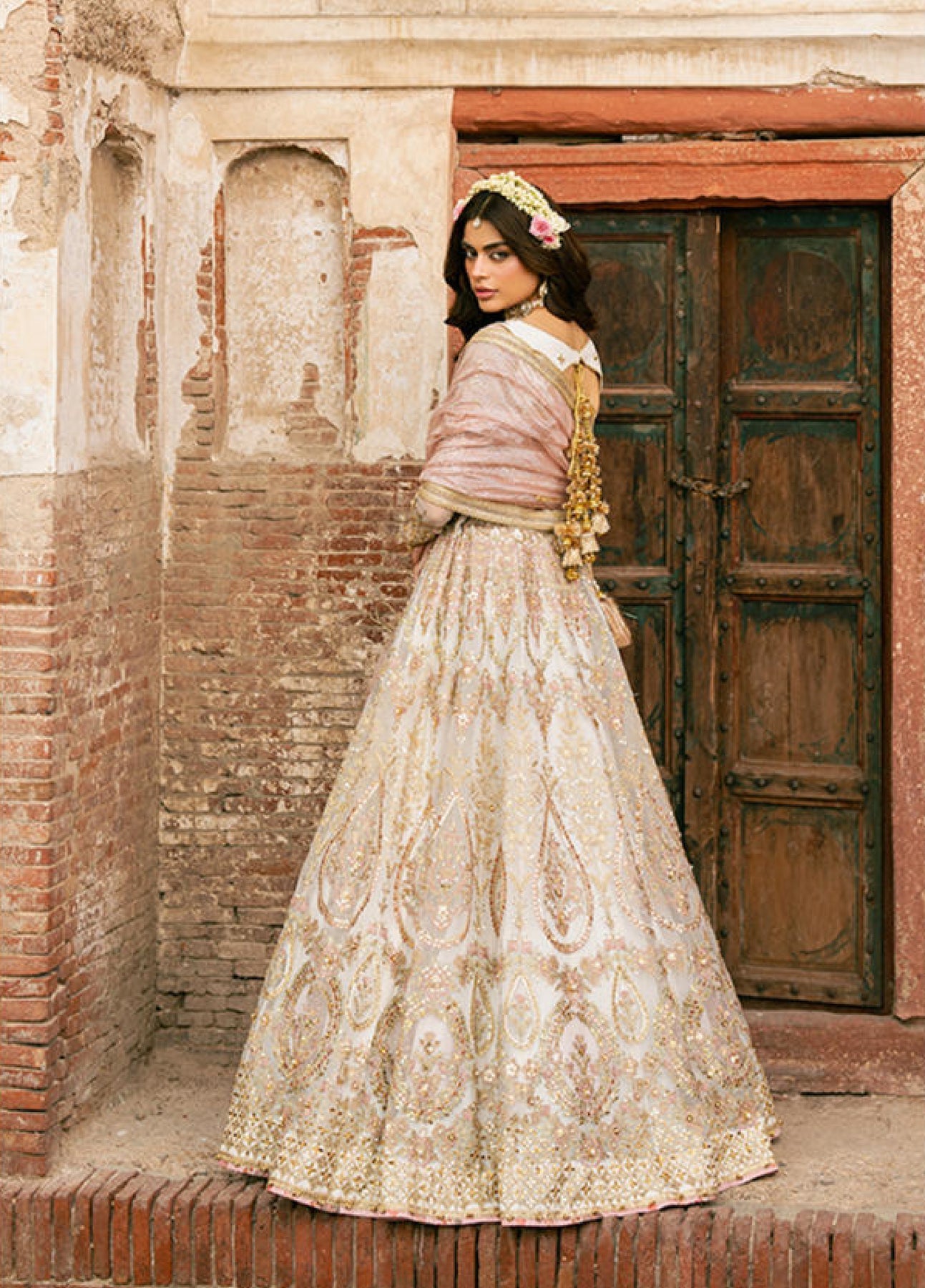 MNR | Zarlish Festive 25 | Wajeha in Kohinoor - Formal Dress - available at Maria Faisal in UK and USA.