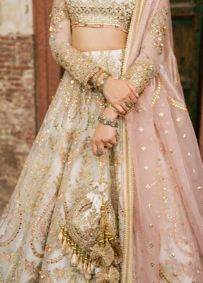 MNR | Zarlish Festive 25 | Wajeha in Kohinoor - Formal Dress - available at Maria Faisal in UK and USA.