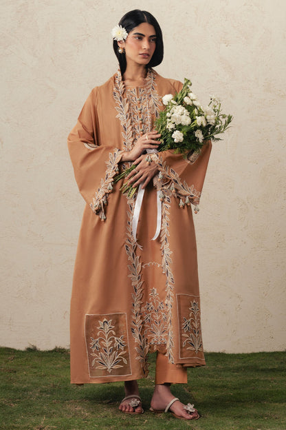 Cross Stitch | The Moonsoon Edit 26 | AMBER DUNE-3PC EMBROIDERED SUIT - Luxury Dress - available at Maria Faisal in UK and USA.