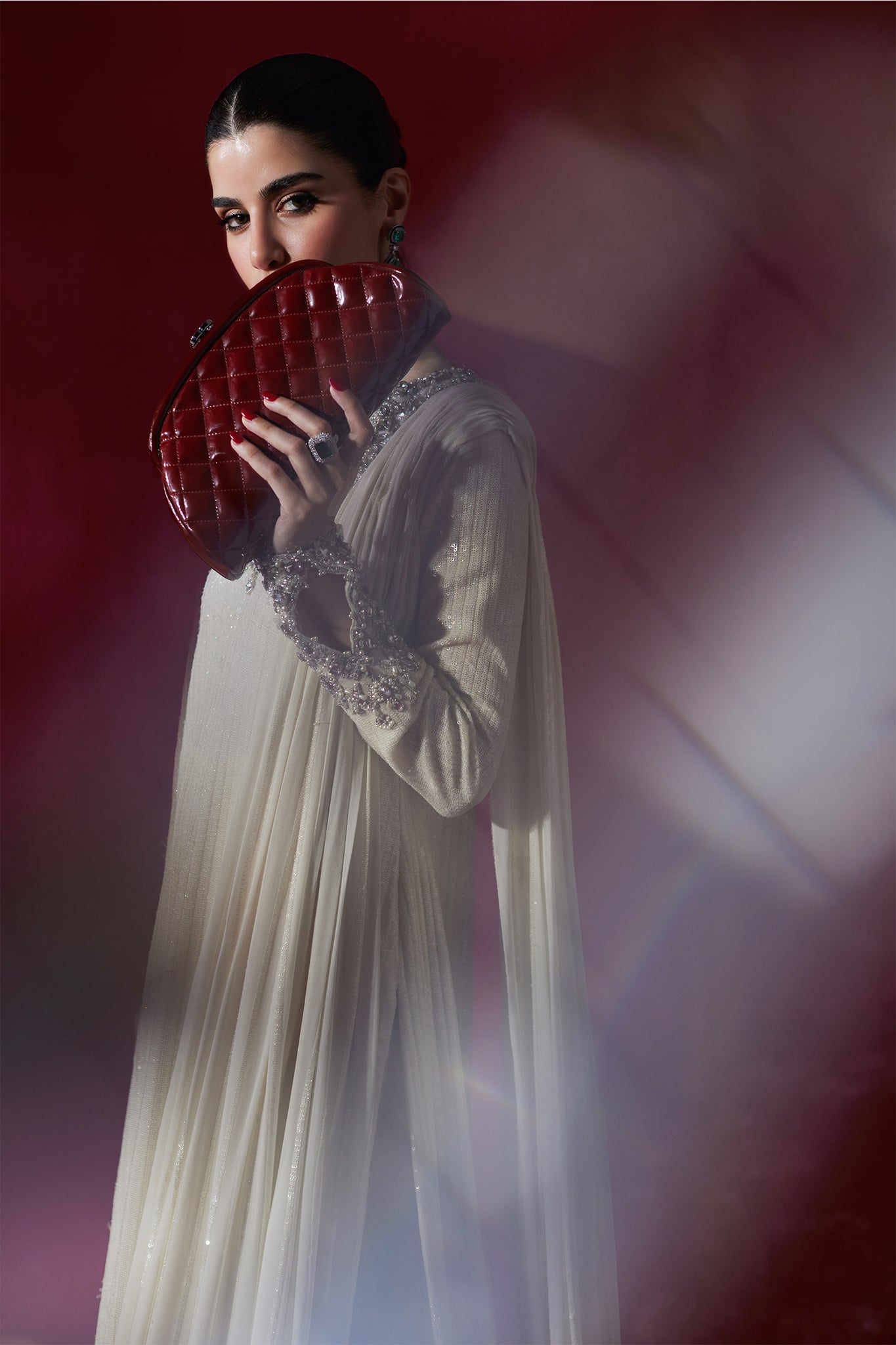 Elan | Luxury Wedding Wears | POUSSIERE DE LUNE (EP-20997) - Bridal Dress - available at Maria Faisal in UK and USA.