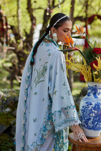 Elan | Kashmee Legacy Lawn 26 | MEHRVAAN (EL26-10 B) - Luxury Dress - available at Maria Faisal in UK and USA.
